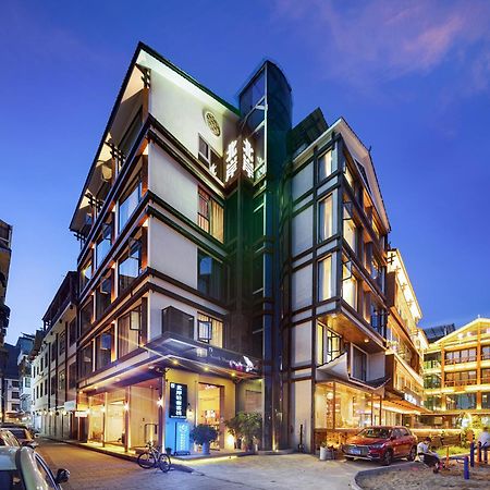 張家界武陵源北岸輕奢客棧 森林公園店 Hotel Csangcsiacsie Kültér fotó