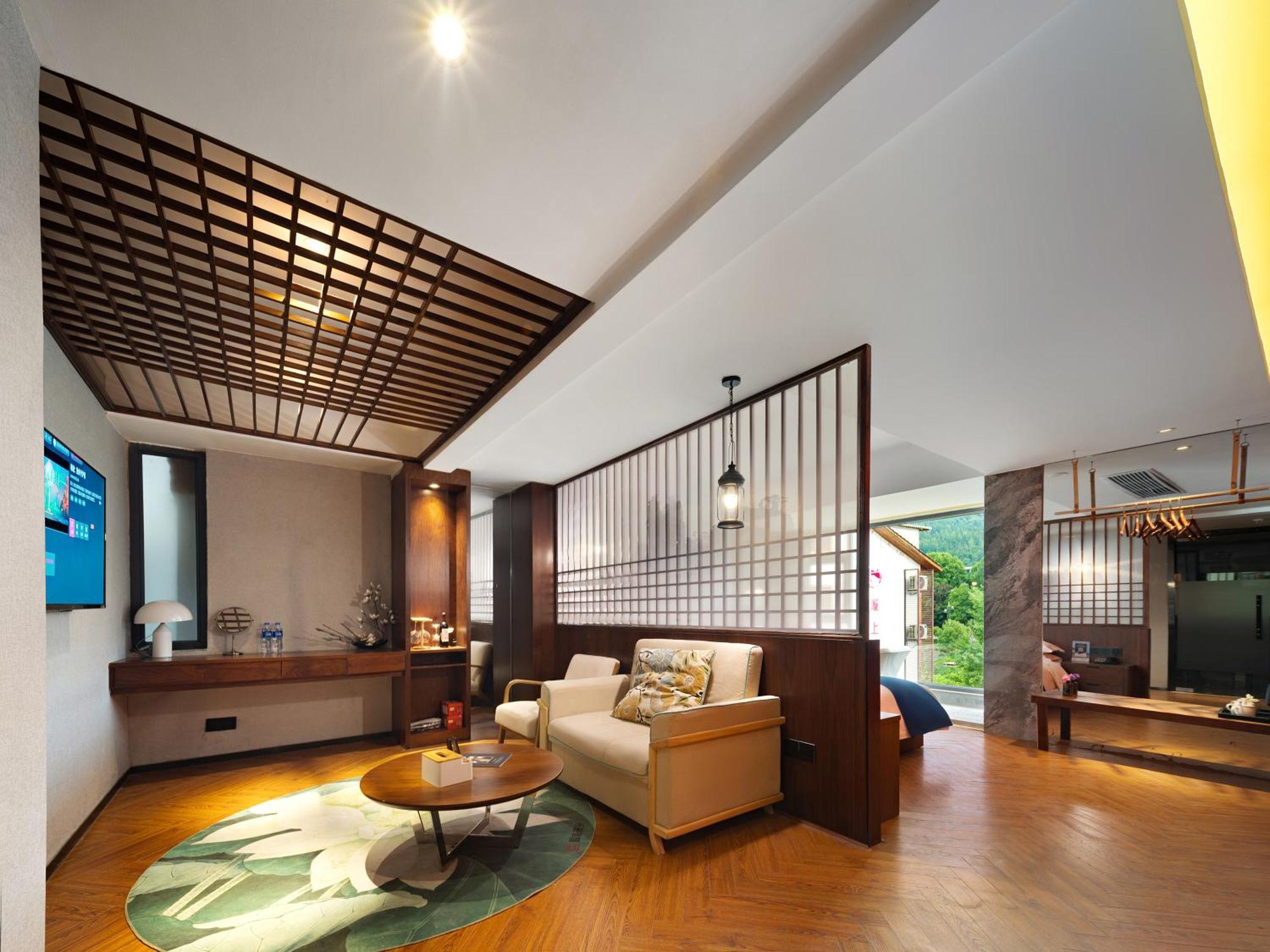 張家界武陵源北岸輕奢客棧 森林公園店 Hotel Csangcsiacsie Kültér fotó